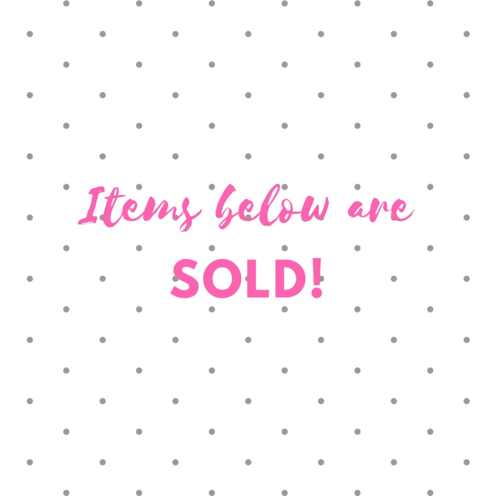 Sold Items Below
